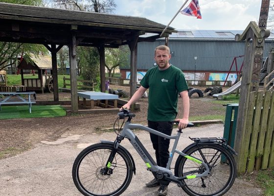 E-bike benefits Blacon playworker