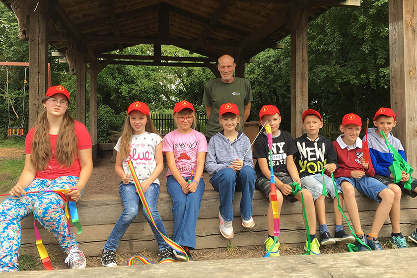 Chernobyl children visiting the Blacon Adventure Playground